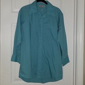 Burt Pulitzer button down shirt Sz 16 1/2 NWOT